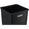Global Industrial Square Plastic Garbage Can, Black, 35 Gallon 641439BK - alternate 2